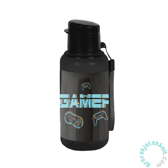 Videójátékos műanyag kulacs - Gamer (PP26GM-3030)