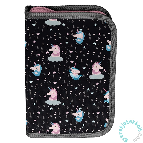 Unikornis felszerelt tolltartó - Stars