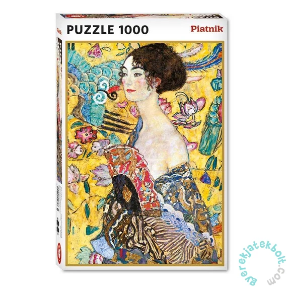 Piatnik 1000 db-os puzzle - Klimt - Hölgy legyezővel (552748)