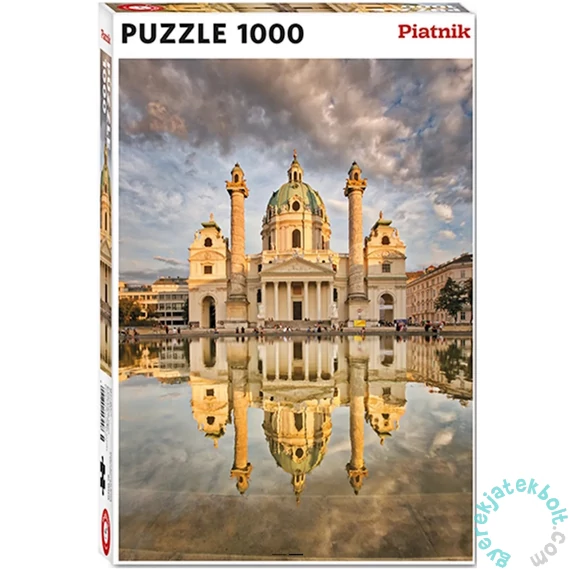 Piatnik 1000 db-os puzzle - Bécs, Károly-templom (553448)