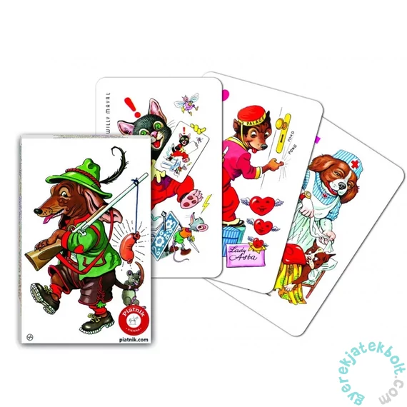 Piatnik - Fekete Péter - Kutyák kártyajáték (427121)