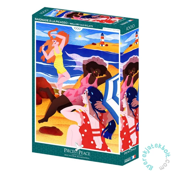 Pieces & Peace 1000 db-os puzzle - Baignade à la Picasso (0131)