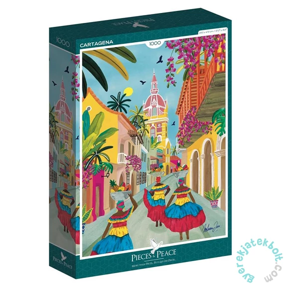 Pieces &amp; Peace 1000 db-os puzzle - Cartagena (0007)