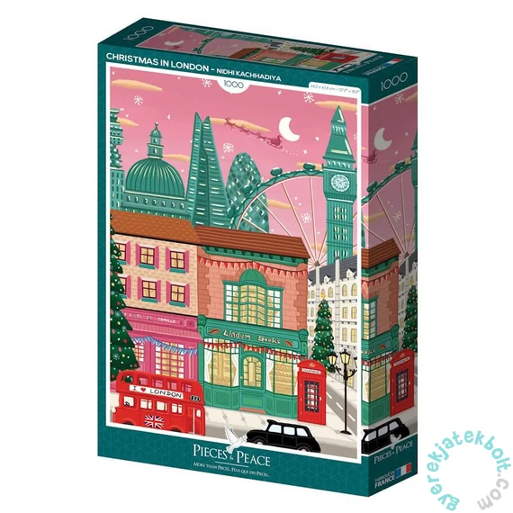 Pieces &amp; Peace 1000 db-os puzzle - Christmas in London (0111)