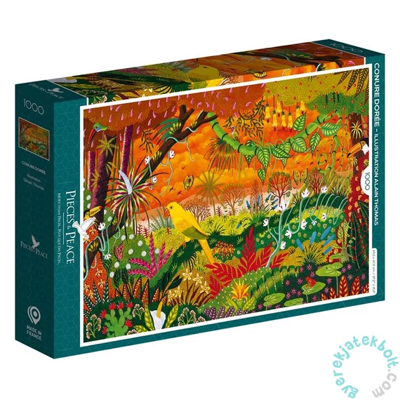 Pieces &amp; Peace 1000 db-os puzzle - Conure Dorée (0054)