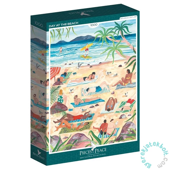 Pieces &amp; Peace 1000 db-os puzzle - Day at the Beach (0020)