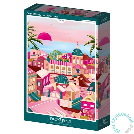 Pieces &amp; Peace 1000 db-os puzzle - Dubrovnik (0061)