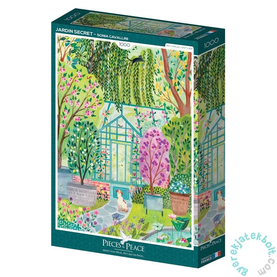 Pieces &amp; Peace 1000 db-os puzzle - Jardin secret (0108)