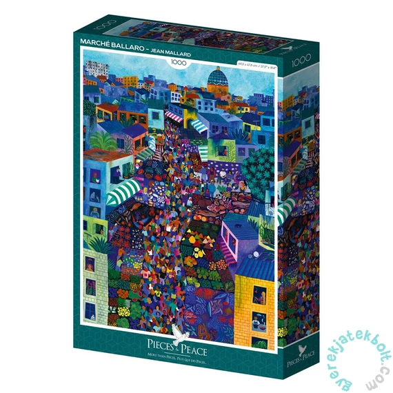 Pieces &amp; Peace 1000 db-os puzzle - Marché Ballaro (0057)