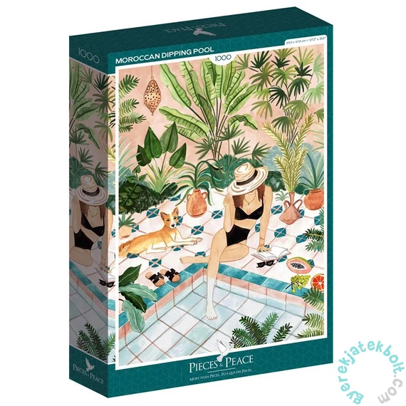 Pieces &amp; Peace 1000 db-os puzzle - Moroccan Dipping Pool (0036)