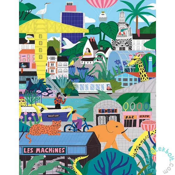 Pieces &amp; Peace 1000 db-os puzzle - Nantes City (0185)