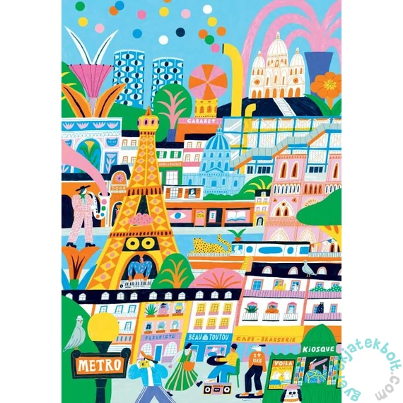 Pieces & Peace 1000 db-os puzzle - Paris est Magique (0176)