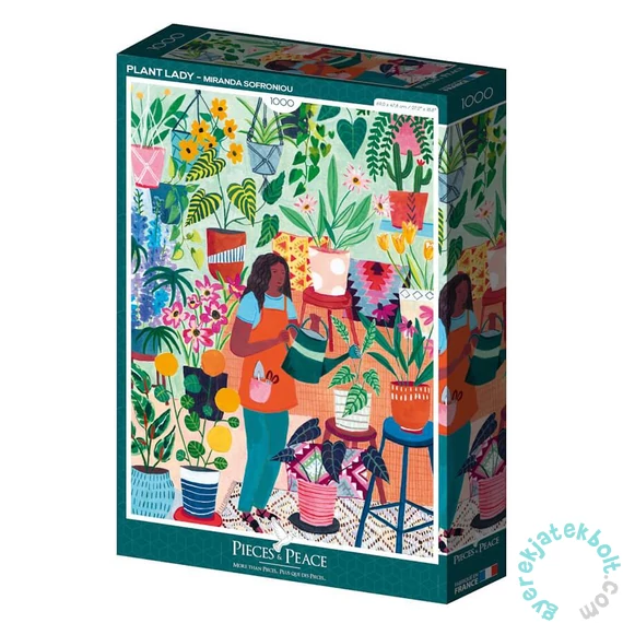 Pieces &amp; Peace 1000 db-os puzzle - Plant Lady (0090)
