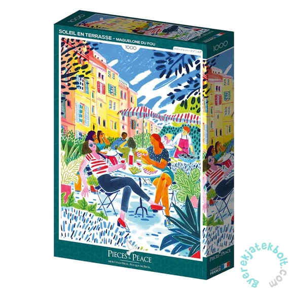 Pieces &amp; Peace 1000 db-os puzzle - Soleil en terrasse (0102)