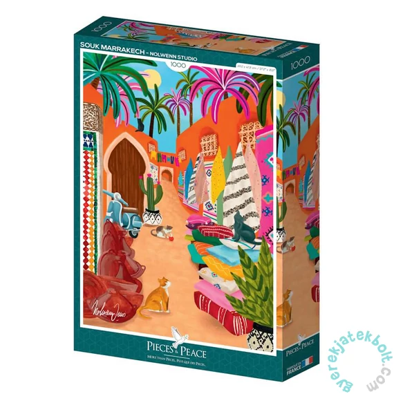 Pieces &amp; Peace 1000 db-os puzzle - Souk Marrakech (0120)