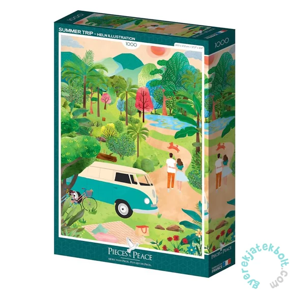 Pieces &amp; Peace 1000 db-os puzzle - Summer Trip (0125)