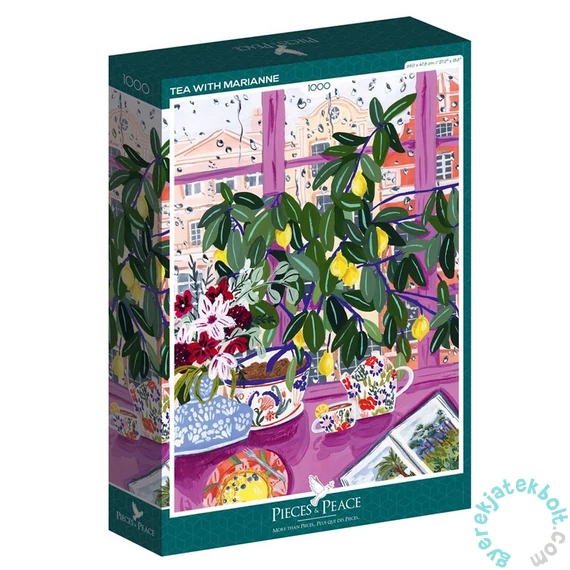 Pieces &amp; Peace 1000 db-os puzzle - Tea with Marianne (0025)