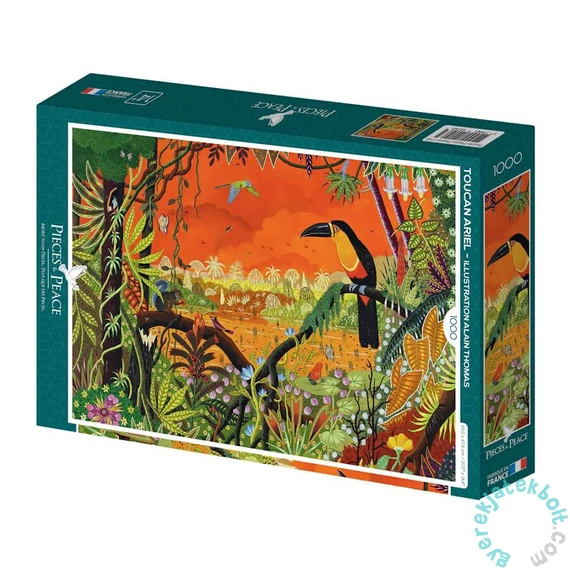 Pieces &amp; Peace 1000 db-os puzzle - Toucan Ariel (0106)
