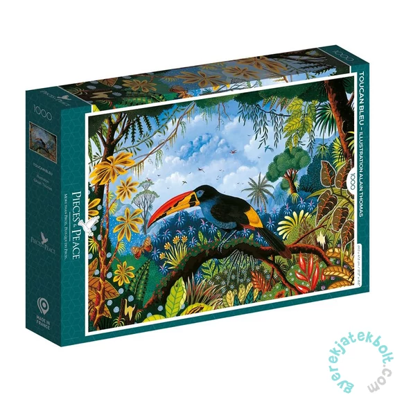 Pieces &amp; Peace 1000 db-os puzzle - Toucan Bleu (0045)