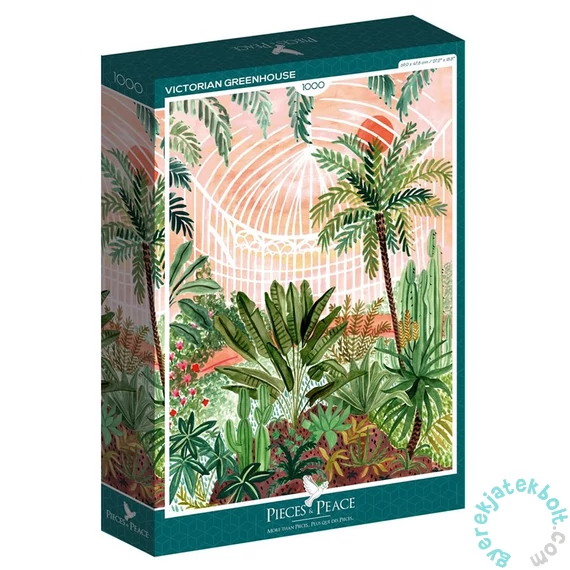 Pieces &amp; Peace 1000 db-os puzzle - Victorian Greenhouse (0035)