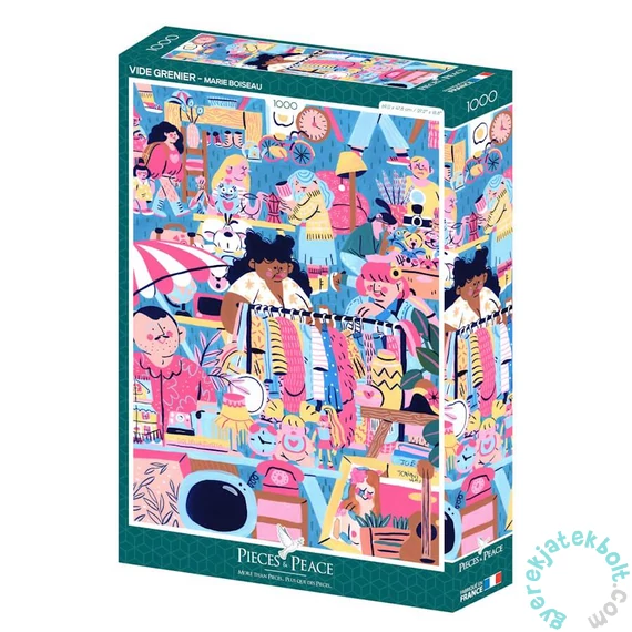 Pieces &amp; Peace 1000 db-os puzzle - Garage Sale (0129)