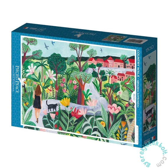 Pieces &amp; Peace 1500 db-os puzzle - Country Walk (0092)