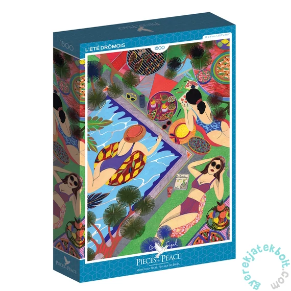Pieces &amp; Peace 1500 db-os puzzle - L'Eté Dromois (0015)