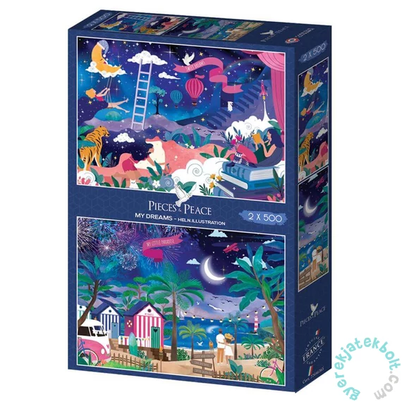 Pieces &amp; Peace 2 x 500 db-os puzzle - My Dreams (0192)