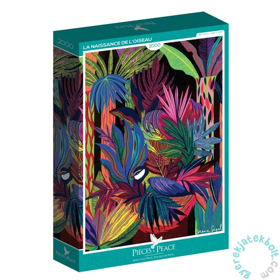 Pieces &amp; Peace 2000 db-os puzzle - La Naissance de l'Oiseau (0017)