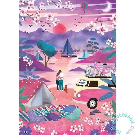 Pieces &amp; Peace 500 db-os puzzle - Escapade Printaniére (0179)