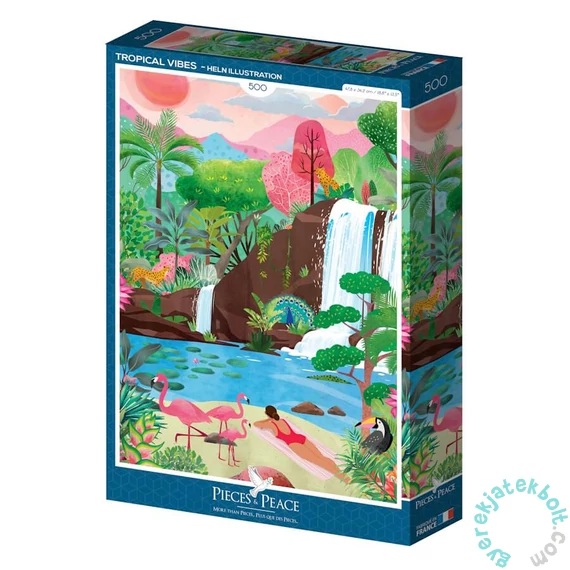 Pieces &amp; Peace 500 db-os puzzle - Tropical Vibes (0128)