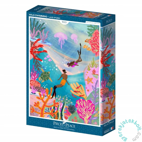 Pieces &amp; Peace 500 db-os puzzle - Wild Swimming (0134)
