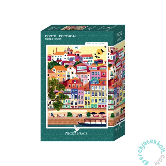 Pieces &amp; Peace 96 db-os Mini puzzle - Porto - Portugal (0308)