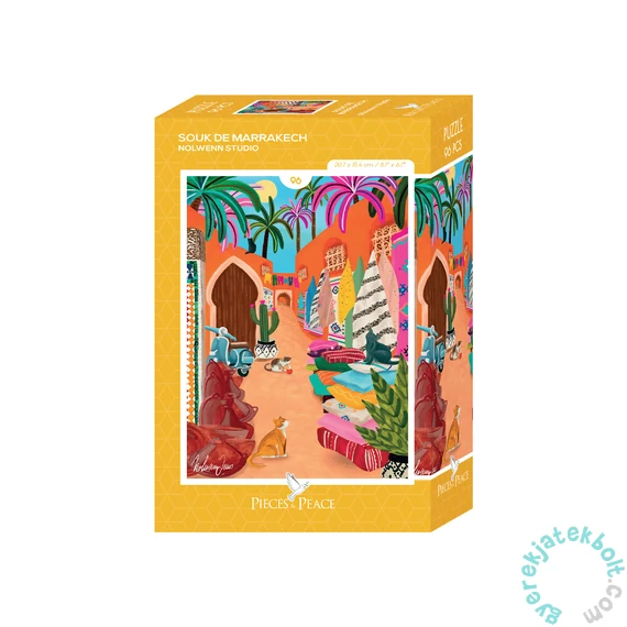 Pieces and Peace 96 db-os Mini puzzle - Souk de Marrakech (0274)