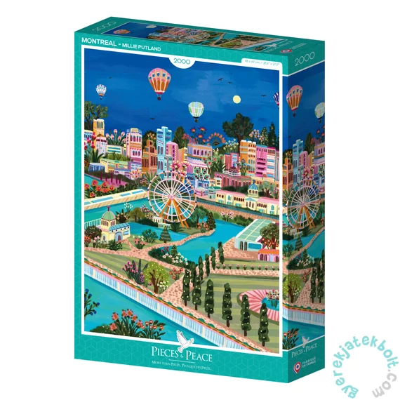 Pieces and Peace 2000 db-os puzzle - Montreal (0298)
