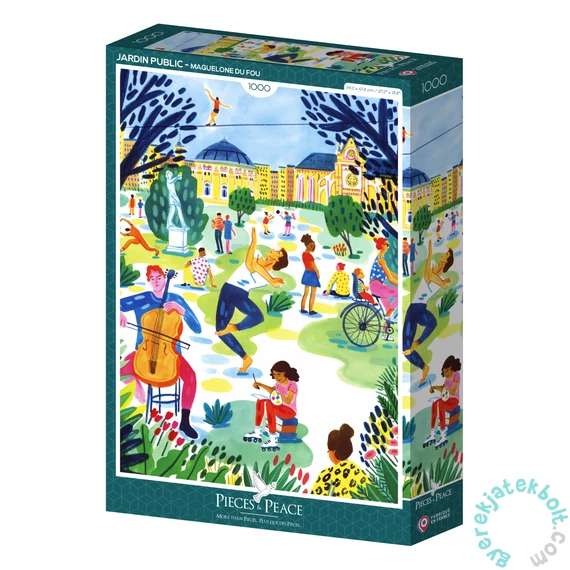 Pieces and Peace 1000 db-os puzzle - Public Garden (0299)