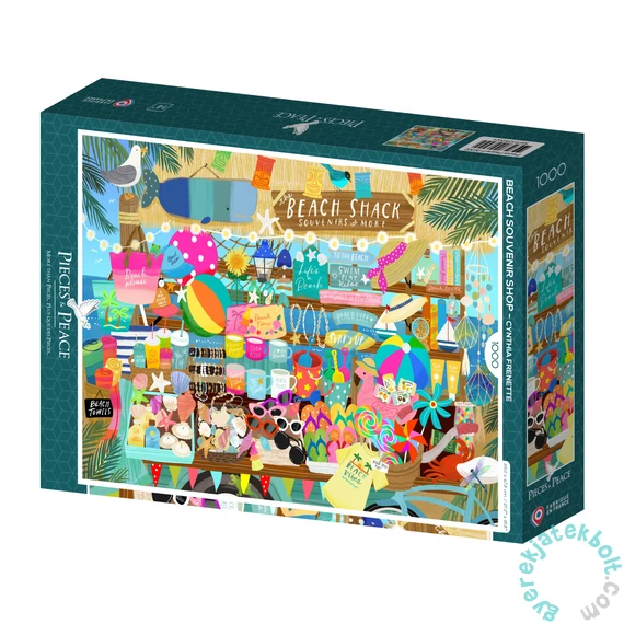 Pieces and Peace 1000 db-os puzzle - Beach Souvenir Shop (0302)