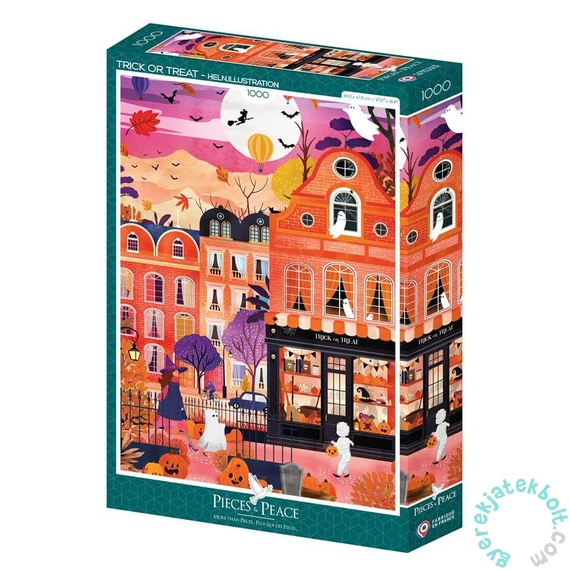 Pieces &amp; Peace 1000 db-os puzzle - Trick or Treat (0159)