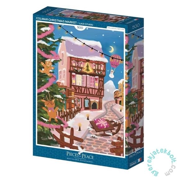 Pieces &amp; Peace 500 db-os puzzle - Colmar Christmas Market (0133)
