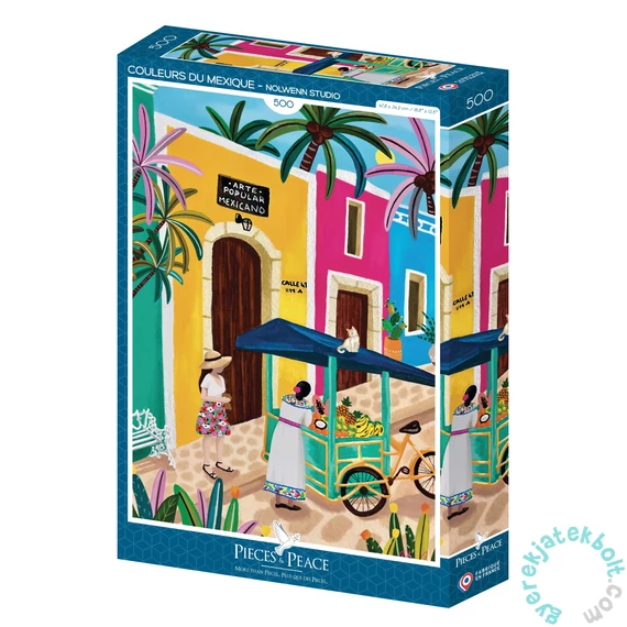 Pieces &amp; Peace 500 db-os puzzle - Colors of Mexico (0166)
