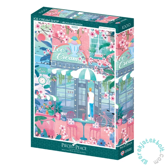 Pieces &amp; Peace 1000 db-os puzzle - Ice Cream Shop (0158)