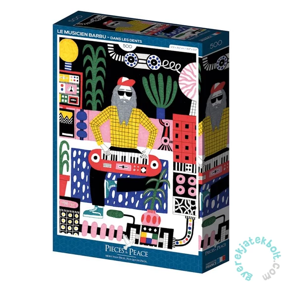 Pieces &amp; Peace 500 db-os puzzle - Le Musicien Barbu (0096)
