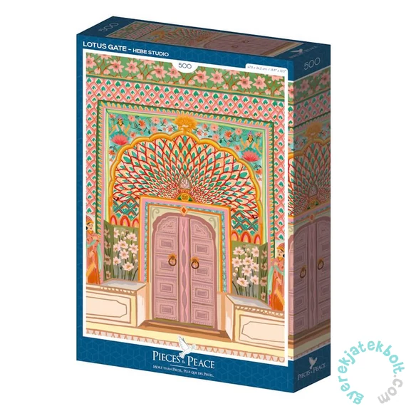 Pieces &amp; Peace 500 db-os puzzle - Lotus Gate (0070)