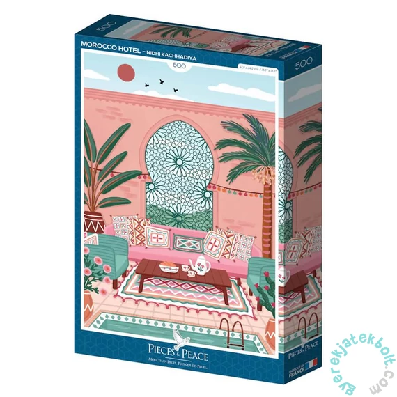 Pieces &amp; Peace 500 db-os puzzle - Morocco hotel (0109)