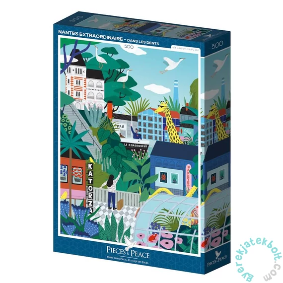 Pieces &amp; Peace 500 db-os puzzle - Nantes Extraordinaire (0062)