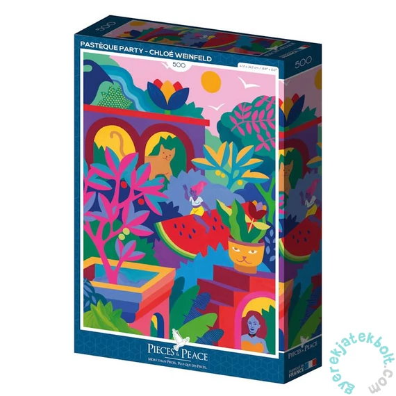 Pieces &amp; Peace 500 db-os puzzle - Pastèque Party (0101)