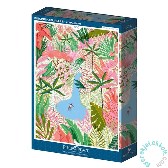 Pieces &amp; Peace 500 db-os puzzle - Piscine Naturelle (0064)