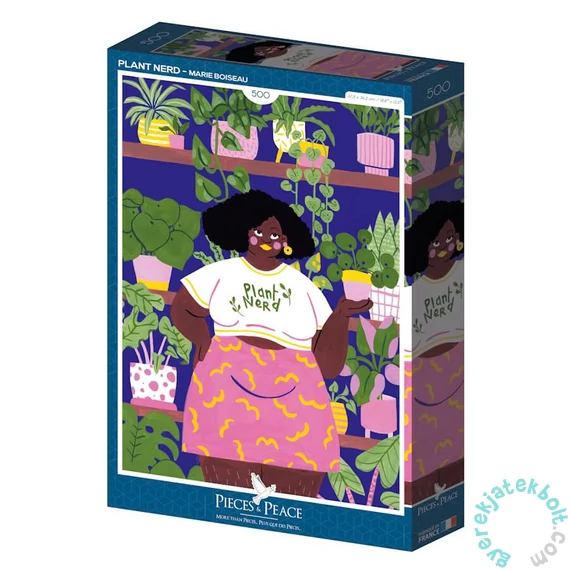 Pieces &amp; Peace 500 db-os puzzle - Plant Nerd (0089)