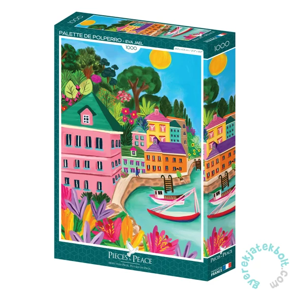 Pieces &amp; Peace 1000 db-os puzzle - Polperro Palette (0161)