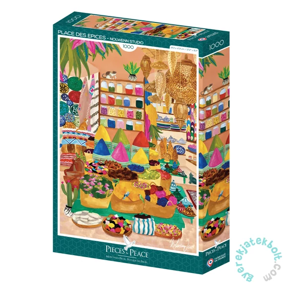 Pieces &amp; Peace 1000 db-os puzzle - Spice Square (0167)